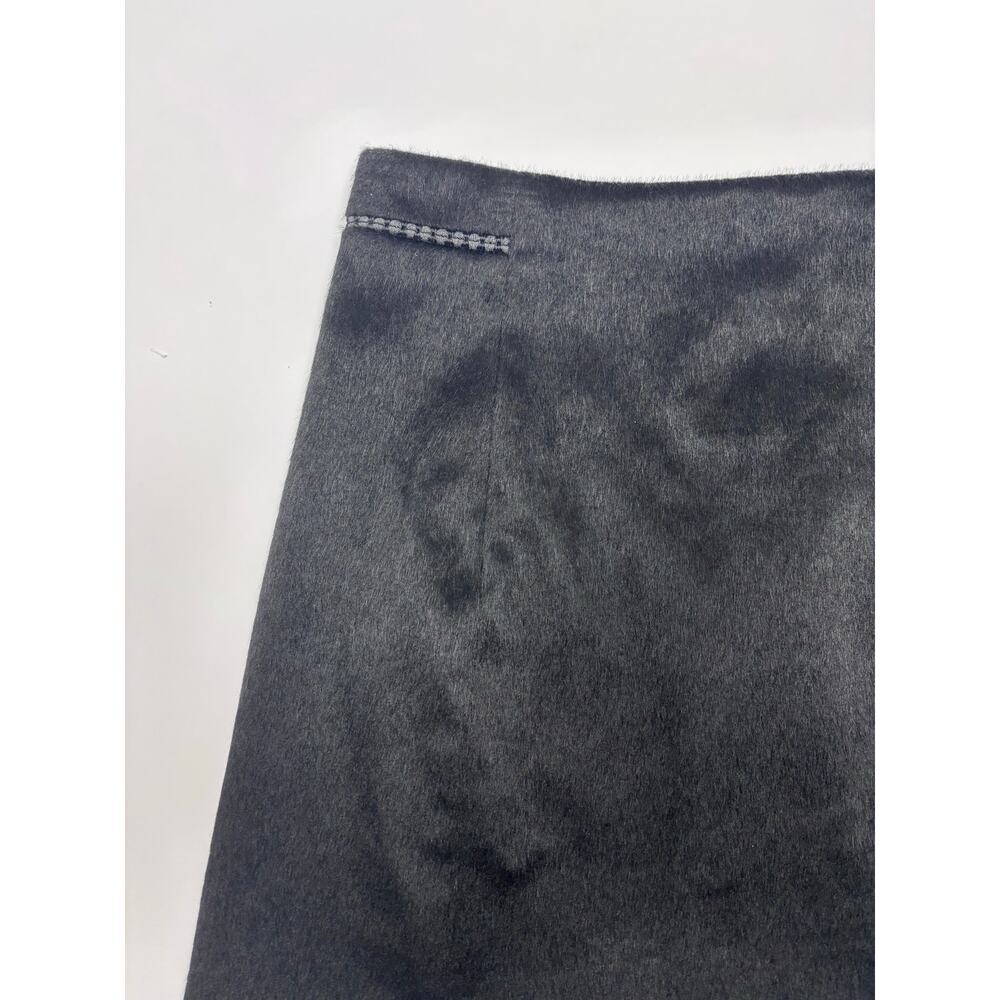 Zara Mini Skirt Faux Fur Back Zip Black XS - Picture 2 of 7